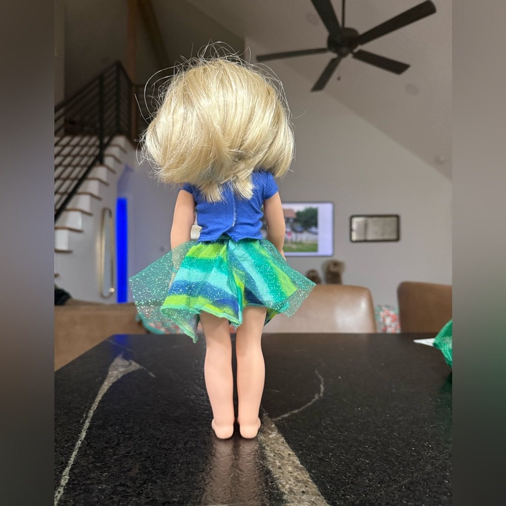 American Girl WellieWishers Camille Doll – 14.5” Blonde Blue Eyes - Picture 7 of 13